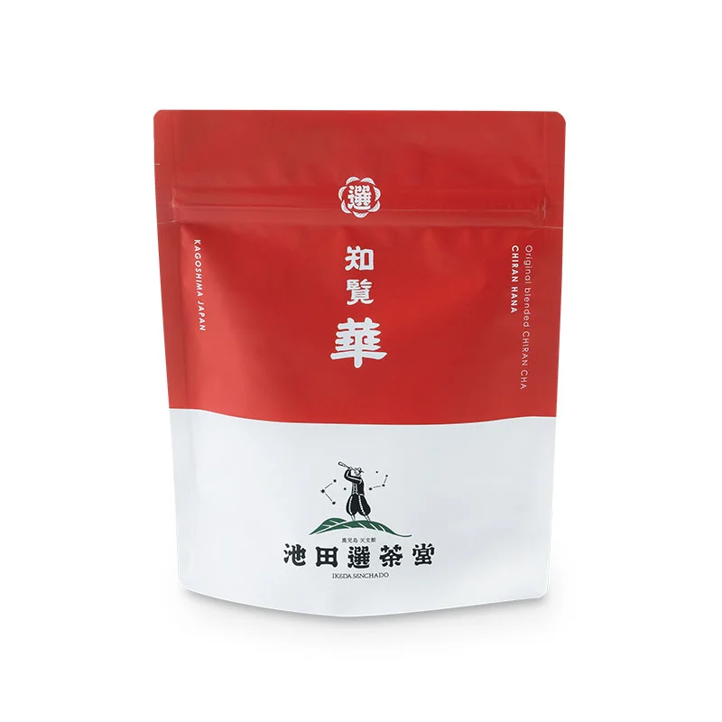 池田選茶堂の知覧茶「華」（Chiran Cha Hana）スタンドパック・リーフ80g